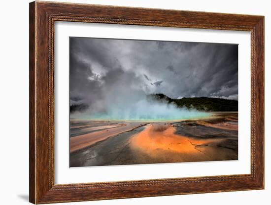 Grand Prismatic Spring - Midway Geyser Basin-David Osborn-Framed Photographic Print