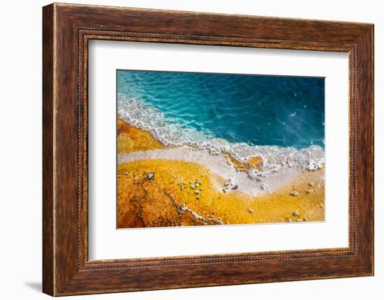 Grand Prismatic Spring, Yellowstone NP, Wyoming. Thermal Pool-Janet Muir-Framed Photographic Print