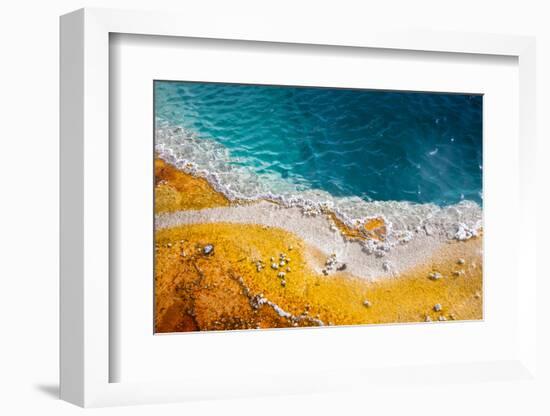 Grand Prismatic Spring, Yellowstone NP, Wyoming. Thermal Pool-Janet Muir-Framed Photographic Print