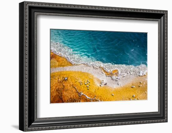 Grand Prismatic Spring, Yellowstone NP, Wyoming. Thermal Pool-Janet Muir-Framed Photographic Print