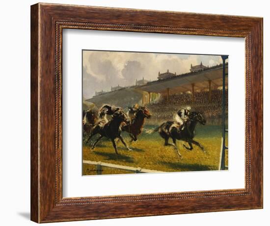 Grand Prix de Longchamp, 1932-Louis Ferdinand Malespina-Framed Giclee Print