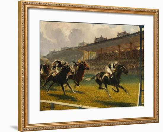 Grand Prix de Longchamp, 1932-Louis Ferdinand Malespina-Framed Giclee Print