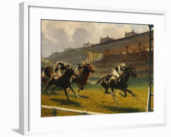 Grand Prix de Longchamp, 1932-Louis Ferdinand Malespina-Framed Giclee Print