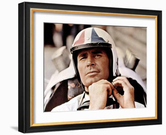 Grand Prix, James Garner, 1966-null-Framed Photo