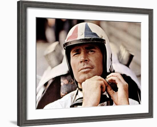 Grand Prix, James Garner, 1966-null-Framed Photo