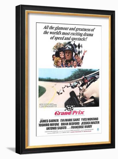 Grand Prix, James Garner, Eva Marie Saint, 1966-null-Framed Art Print