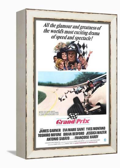 Grand Prix, James Garner, Eva Marie Saint, 1966-null-Framed Stretched Canvas