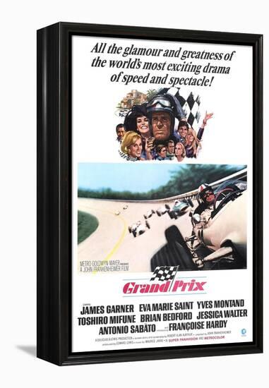 Grand Prix, James Garner, Eva Marie Saint, 1966-null-Framed Stretched Canvas