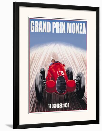 Grand Prix Monza-null-Framed Art Print