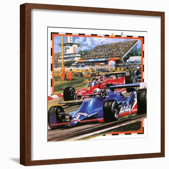 Grand Prix Racing-Wilf Hardy-Framed Giclee Print