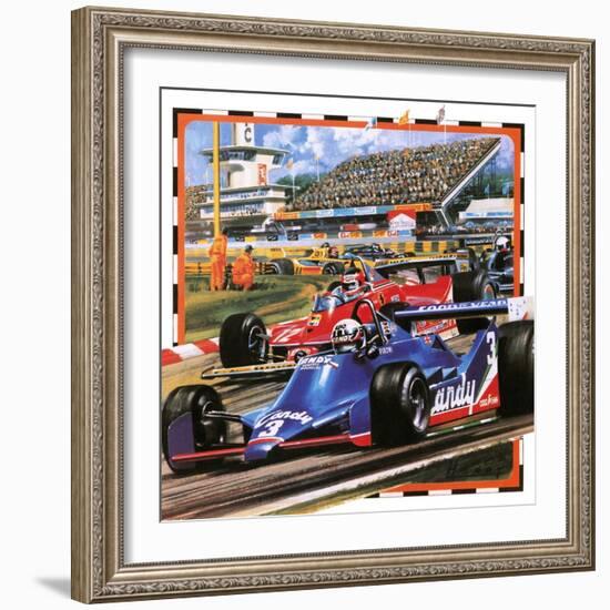 Grand Prix Racing-Wilf Hardy-Framed Giclee Print