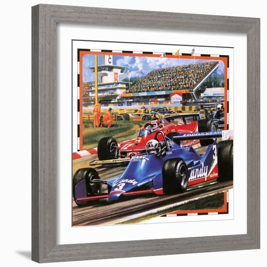 Grand Prix Racing-Wilf Hardy-Framed Giclee Print