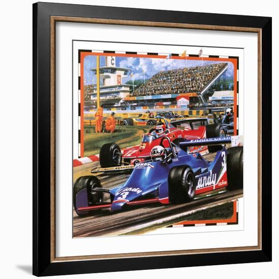 Grand Prix Racing-Wilf Hardy-Framed Giclee Print