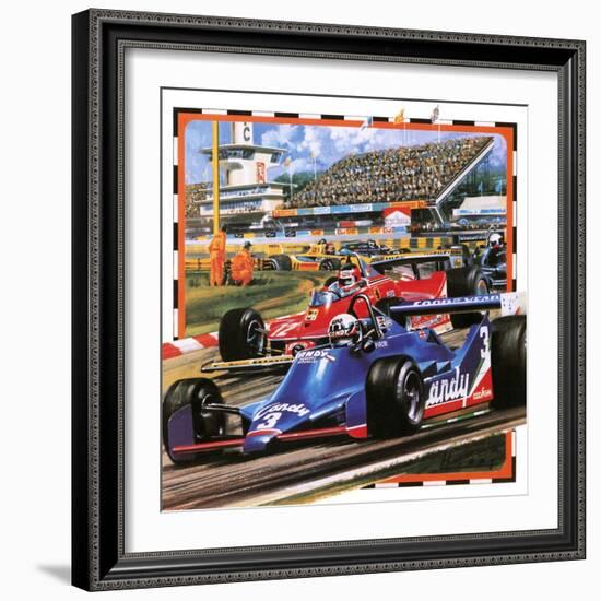 Grand Prix Racing-Wilf Hardy-Framed Giclee Print