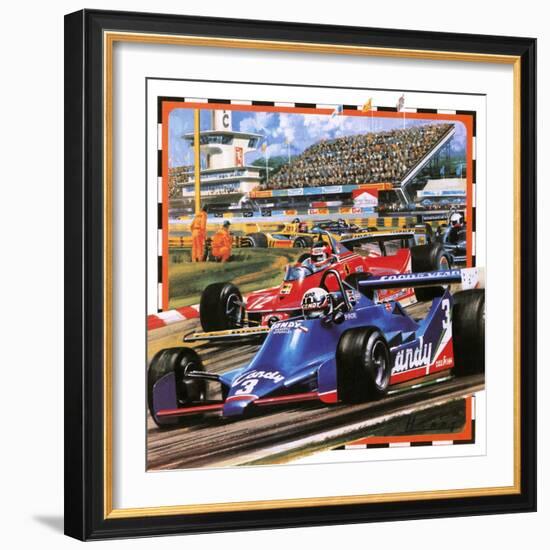 Grand Prix Racing-Wilf Hardy-Framed Giclee Print