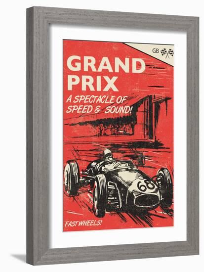 Grand Prix-Rocket 68-Framed Giclee Print