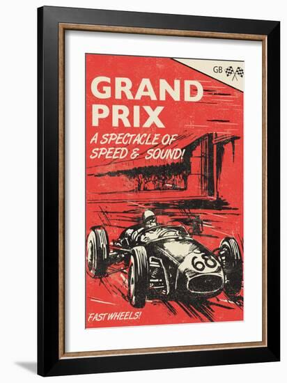 Grand Prix-Rocket 68-Framed Giclee Print