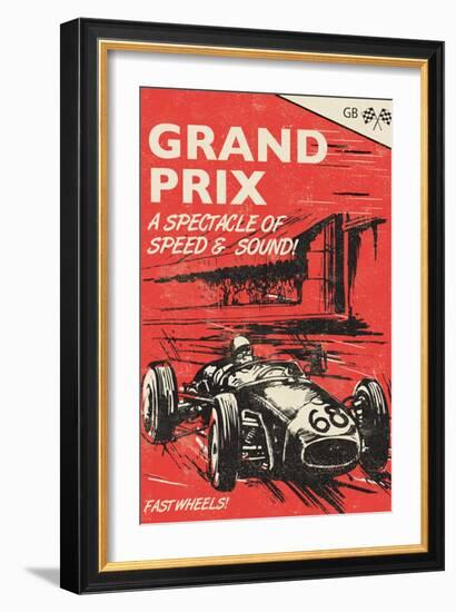 Grand Prix-Rocket 68-Framed Giclee Print