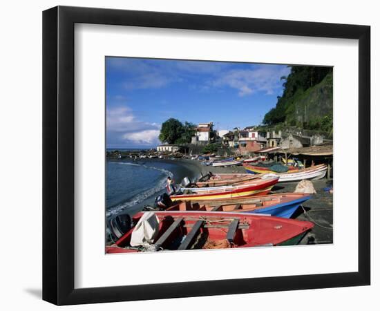 Grand Riviere Fishing Village, Island of Martinique, Lesser Antilles, French West Indies, Caribbean-Yadid Levy-Framed Photographic Print