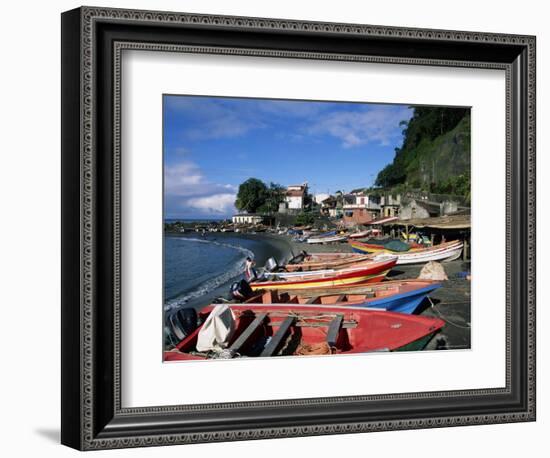 Grand Riviere Fishing Village, Island of Martinique, Lesser Antilles, French West Indies, Caribbean-Yadid Levy-Framed Photographic Print