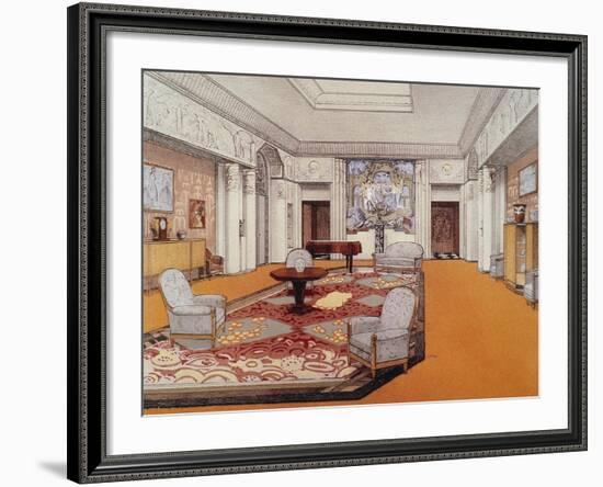 Grand-Salon Ambassade De France-null-Framed Giclee Print
