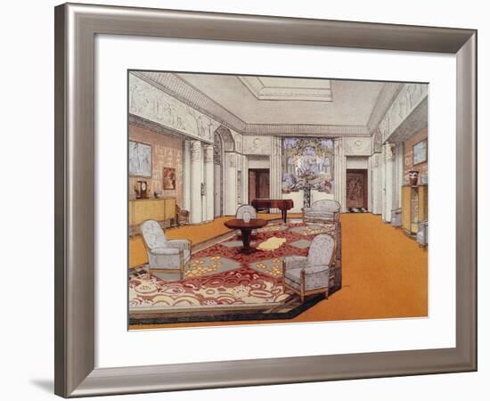 Grand-Salon Ambassade De France-null-Framed Giclee Print