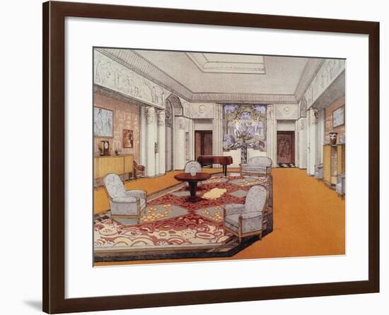 Grand-Salon Ambassade De France-null-Framed Giclee Print