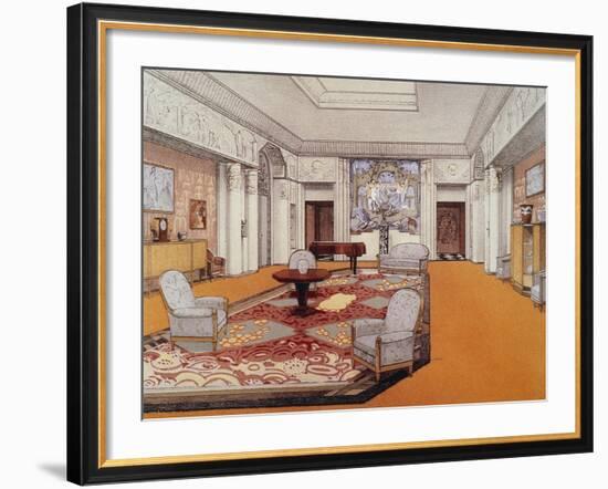 Grand-Salon Ambassade De France-null-Framed Giclee Print