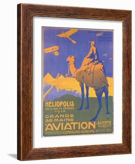 Grand Semaine Or Big Aviation Weekend At Heliopolis, Egypt-Atelier Herald-Framed Art Print