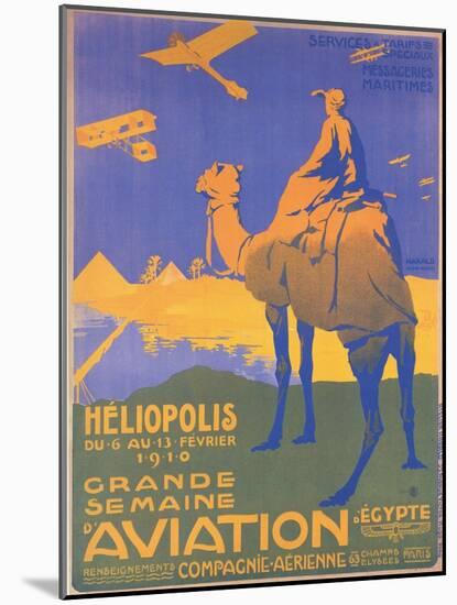 Grand Semaine Or Big Aviation Weekend At Heliopolis, Egypt-Atelier Herald-Mounted Art Print