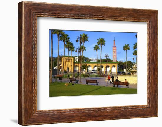 Grand Socco, Tangier, Morocco, North Africa, Africa-Neil Farrin-Framed Photographic Print