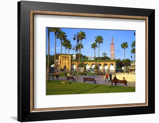 Grand Socco, Tangier, Morocco, North Africa, Africa-Neil Farrin-Framed Photographic Print