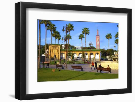 Grand Socco, Tangier, Morocco, North Africa, Africa-Neil Farrin-Framed Photographic Print