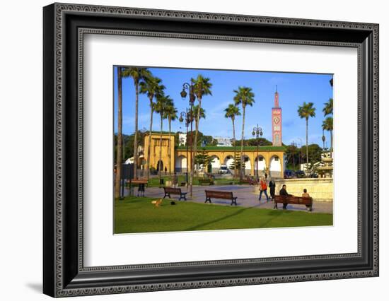 Grand Socco, Tangier, Morocco, North Africa, Africa-Neil Farrin-Framed Photographic Print