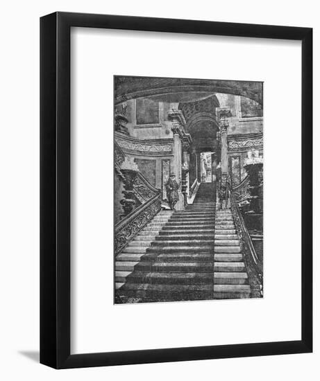 'Grand Staircase, Buckingham Palace', 1890-Unknown-Framed Giclee Print
