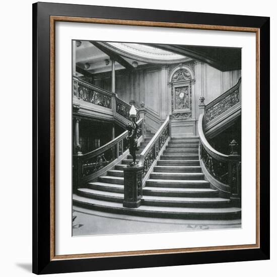 Grand Staircase of the Titanic-Science Source-Framed Giclee Print