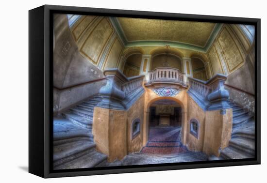 Grand Stairway Interior-Nathan Wright-Framed Premier Image Canvas