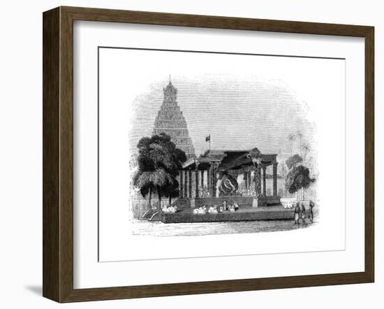 Grand Temple of the Bull, Tanjore, India, 1847-Kirchner-Framed Giclee Print