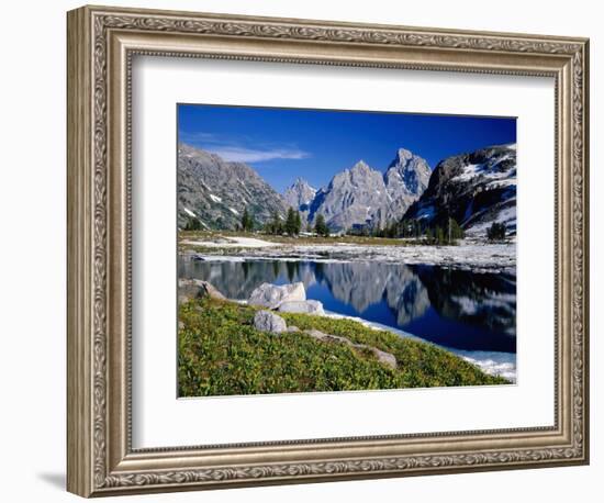 Grand Teton Behind Lake Solitude-James Randklev-Framed Photographic Print