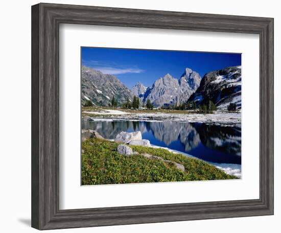 Grand Teton Behind Lake Solitude-James Randklev-Framed Photographic Print