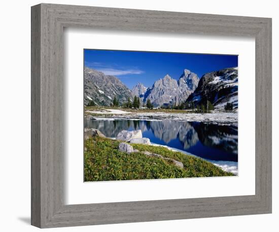 Grand Teton Behind Lake Solitude-James Randklev-Framed Photographic Print
