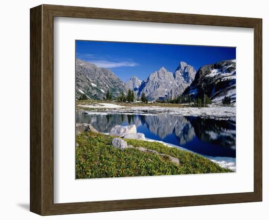 Grand Teton Behind Lake Solitude-James Randklev-Framed Photographic Print