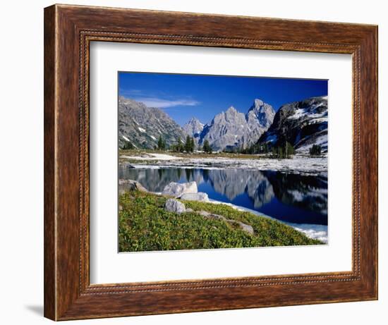 Grand Teton Behind Lake Solitude-James Randklev-Framed Photographic Print