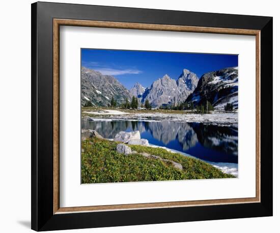 Grand Teton Behind Lake Solitude-James Randklev-Framed Photographic Print