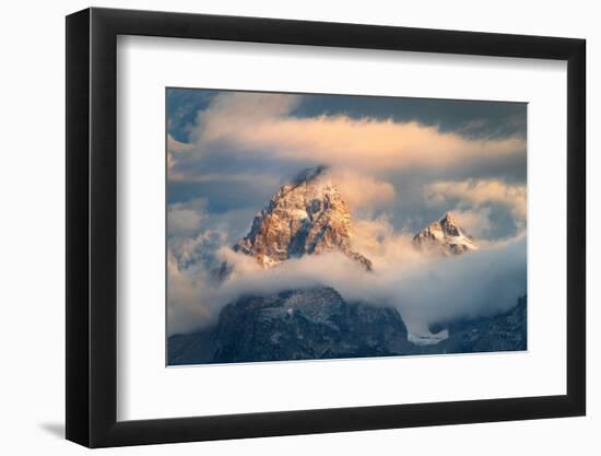 Grand Teton Clouds Color-Alan Majchrowicz-Framed Photographic Print