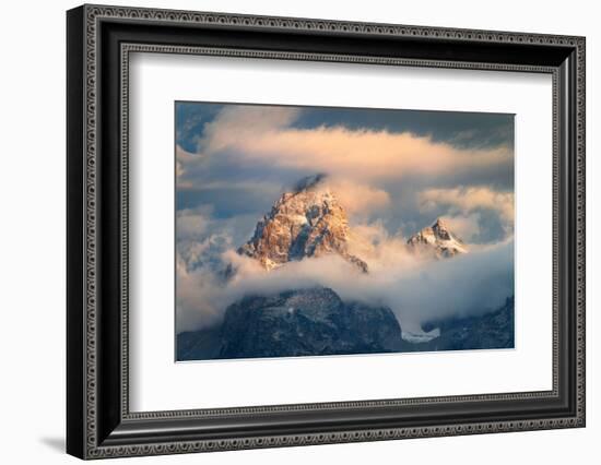 Grand Teton Clouds Color-Alan Majchrowicz-Framed Photographic Print