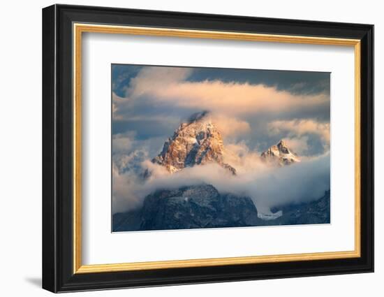 Grand Teton Clouds Color-Alan Majchrowicz-Framed Photographic Print