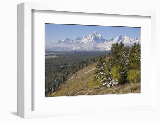 Grand Teton National Park, Autumn Snow-Ken Archer-Framed Photographic Print