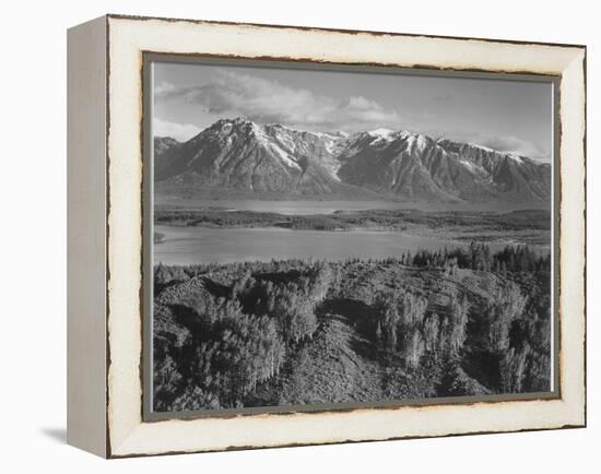 Grand Teton, National Park Wyoming, Geology, Geological 1933-1942-Ansel Adams-Framed Stretched Canvas