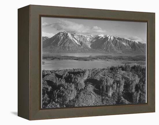 Grand Teton, National Park Wyoming, Geology, Geological 1933-1942-Ansel Adams-Framed Stretched Canvas